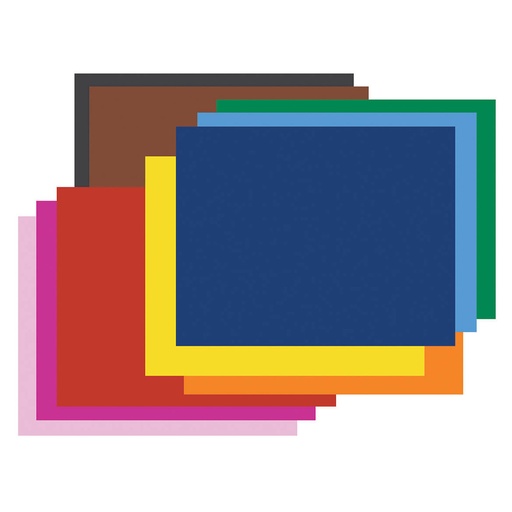 [54872 PAC] Assorted 22" x 28" 4-Ply Railroad Poster Board 50 Sheets