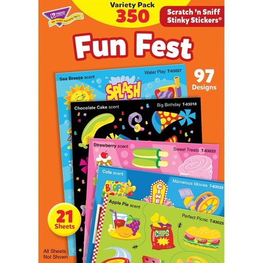 [83906 T] Fun Fest Stinky Stickers® Variety Pack