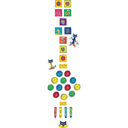 [77541 TCR] Pete the Cat Numbers and Colors Sensory Path