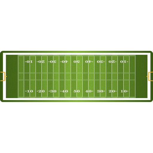 [91412 ASH] Football Field Mat Runner 15.5" x 47"