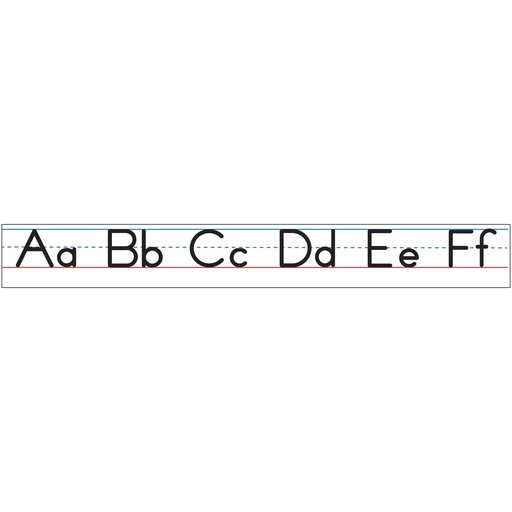 [11306 ASH] Large Magnetic Manuscript Alphabet Line 10'