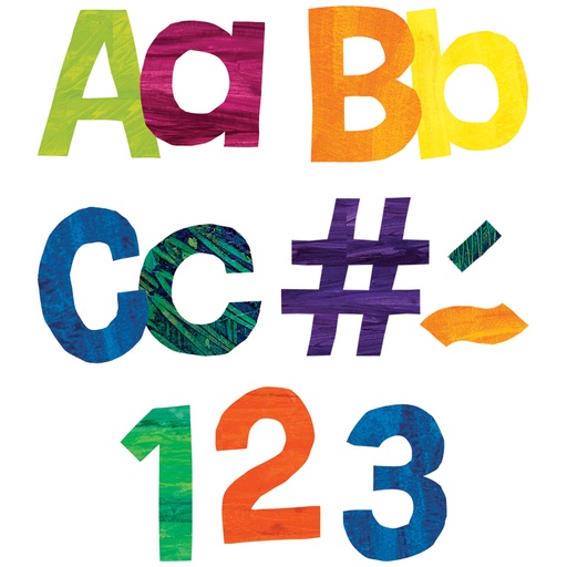 [130090 CD] World of Eric Carle™ Colorful Tissue Paper Combo Pack EZ Letters