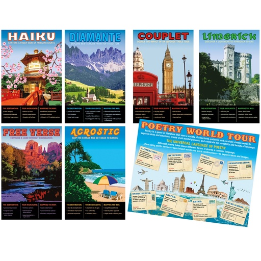 [3068 NS] Poetry Poster Set