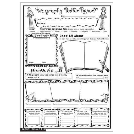 [323231 SC] Instant Personal Poster Sets: Biography Report