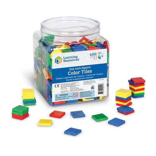 [0203 LER] Plastic Square Color Tiles