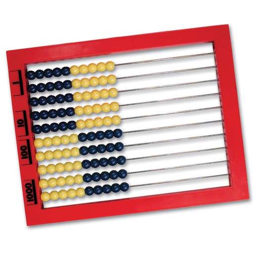 [4335 LER] 2 Color Desktop Abacus