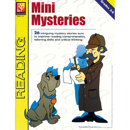 [117 REM] Mini Mysteries Book Grades 3-6