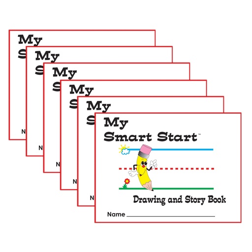 [76519-6 TCR] Smart Start Landscape Handwriting Journals Grades K-1 Pack of 6