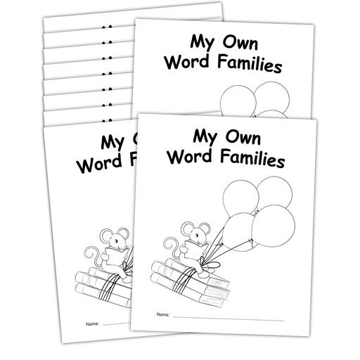 [2088763 TCR] My Own Books: My Word Families Book 10 Pack