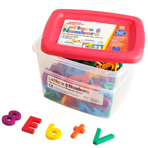 [1636 EI] Multi-Colored AlphaMagnets® & MathMagnets®