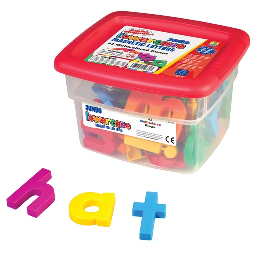 [1684 EI] Multi-Colored AlphaMagnets® Jumbo Lowercase