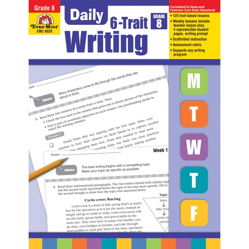 [6028 EMC] Teacher's Edition Daily 6-Trait Writing Grade 8