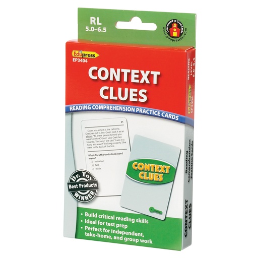 [3404 EP] Levels 5.0-6.5 Context Clues Practice Cards