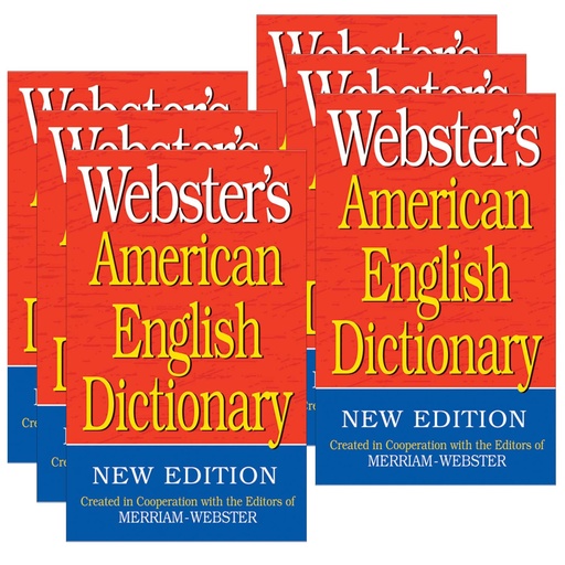 [951143-6 FSP] Webster's American English Dictionary Pack of 6