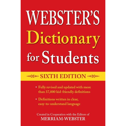[951792 FSP] Webster's Dictionary for Students Sixth Edition