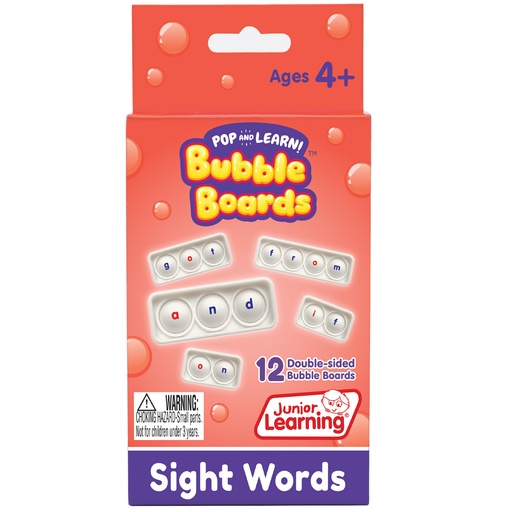 [712 JL] Sight Word Bubble Boards Set of 12