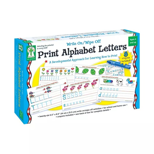 [KE846035  CD] Print Alphabet Letters Manipulative Grade PK-1