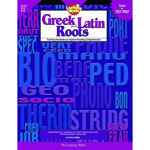 [LW438 CTP] Greek and Latin Roots Book Grades 4-8