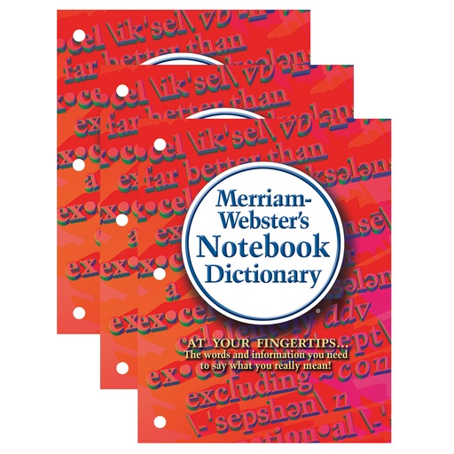 [6503-3 WEB] Notebook Dictionary Pack of 3