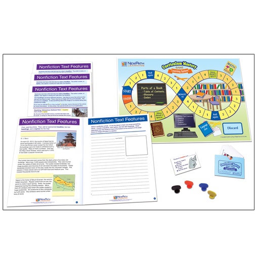 [223921 NP] Nonfiction Text Features Learning Center Grades 3-5