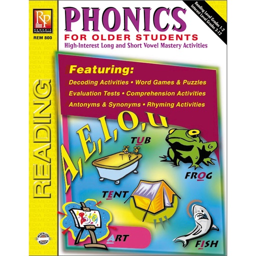 [800 REM] Phonics For Older Students Book