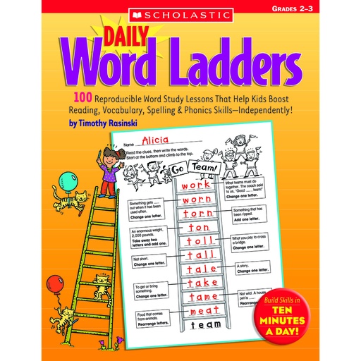 [513839 SC] Daily Word Ladders Workbook Grades 2-3