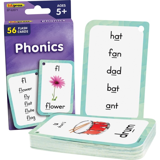 [62071 TCR] Phonics Flash Cards
