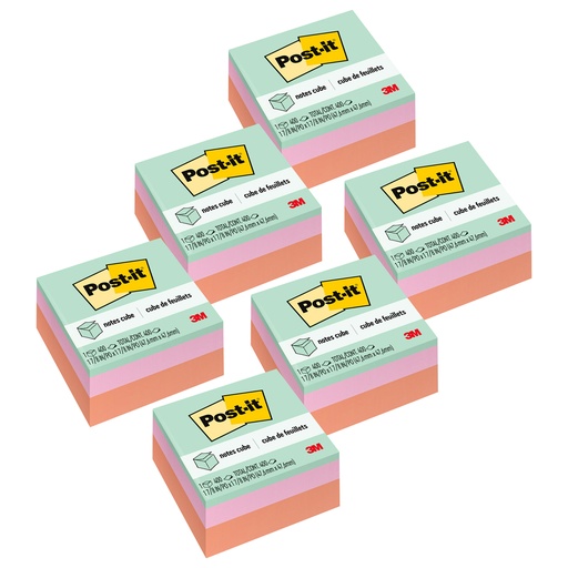 [2051PAS-6 MMM] 1 7/8 in x 1 7/8 in Notes Cubes Pack of 6
