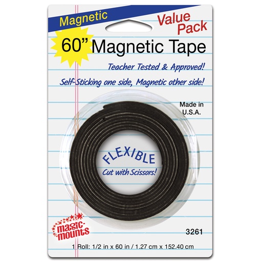 [3261 MIL] 1/2" x 60" Magnetic Tape Roll