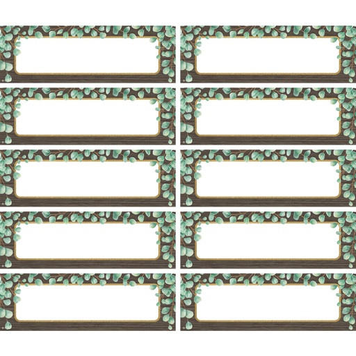 [77483 TCR] Eucalyptus Labels Magnetic Accents