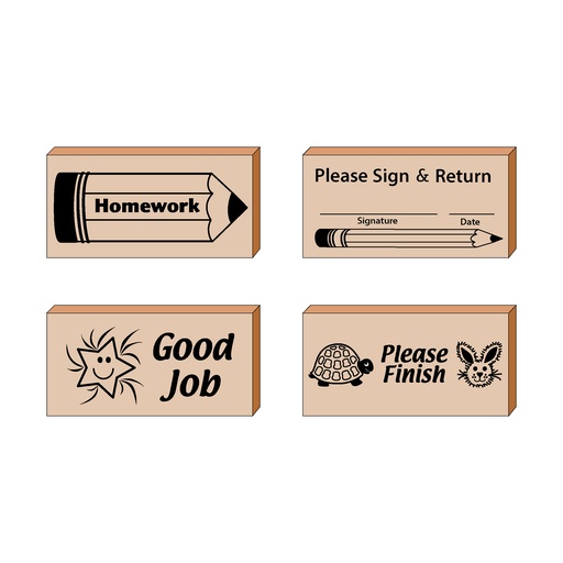 [2071 SE] Teachers Helper Stamps Set of 4