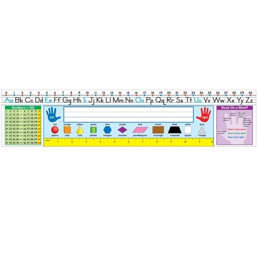 [119026 CD] Self-Adhesive Traditional Manuscript Nameplates Pack of 30