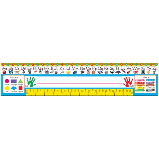 [69401 T] PreK-1 Zaner-Bloser Desk Toppers® Reference Name Plates 36 ct