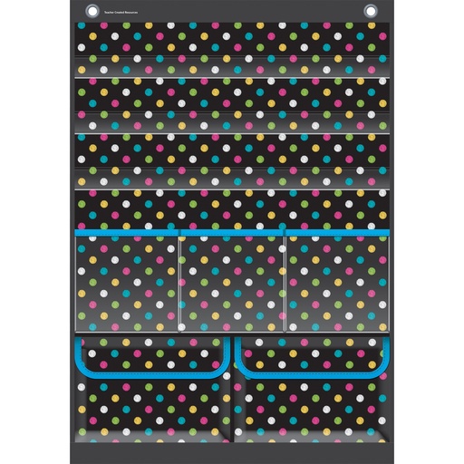 [20804 TCR] Chalkboard Brights Place Value Pocket Chart