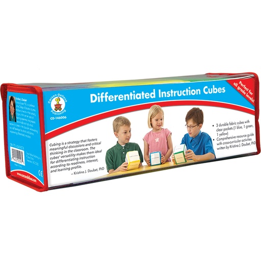 [146006 CD] Differentiated Instruction Cubes Manipulatives Pack of 3
