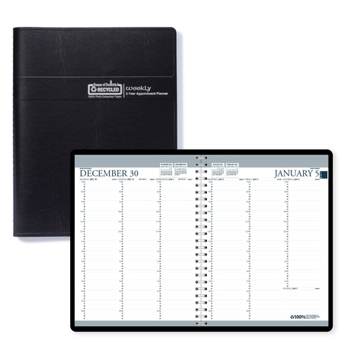 [272002 HOD] 24 Month Professional Weekly Planner January-December