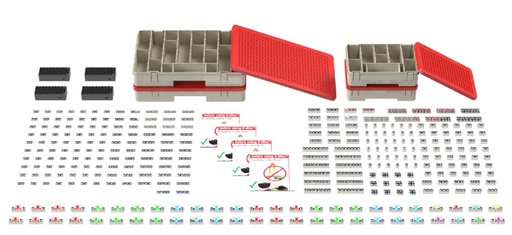 [PB0644CS EBL] Power Blox Standard LED Building Blocks Classroom Set