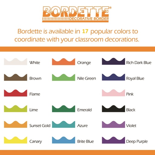 Bordette Decorative Border Roll, 2 1/4" x 50'