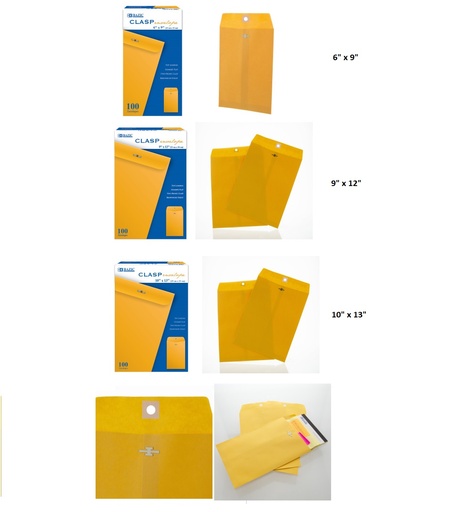 [VARIANT52] Clasp Envelopes Pack of 100
