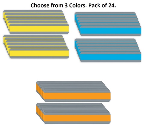 [VARIANT73] Double Wide Sentence Strip Reading Guides 24ct