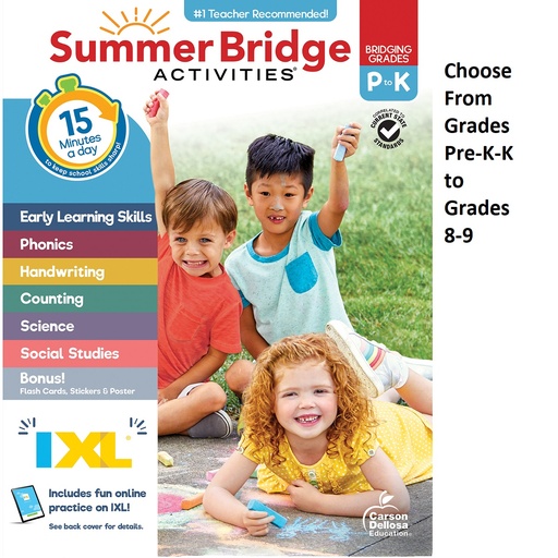 Summer Bridge Activities 
