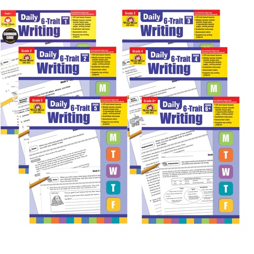 [VARIANT65] Daily 6-Trait Writing Book