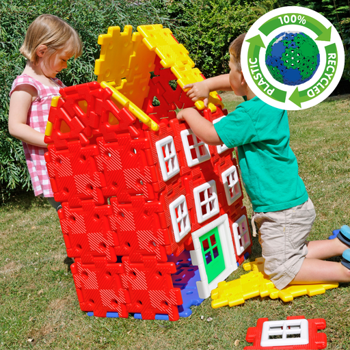 [70-7060 PYD] Giant Polydron House Builder Set