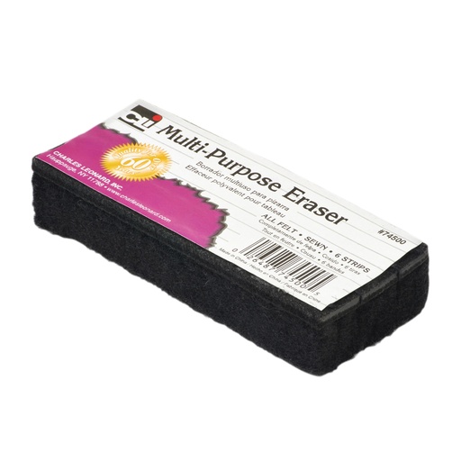 [74500 CLI] Charles Leonard® Felt Whiteboard Erasers — 12 count