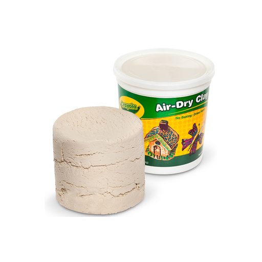 [575055 BIN] Crayola Air‑Dry Clay — 5 lb White Bucket