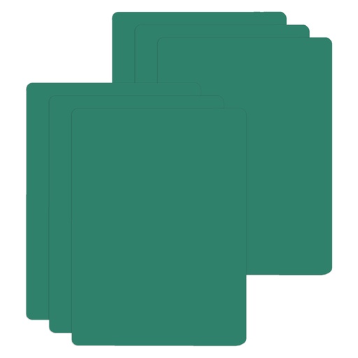 [101096 FS] 9.5" x 12" Green Chalk Boards 6ct