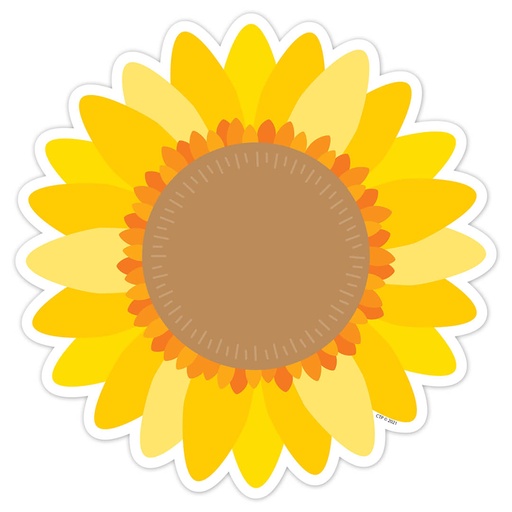[10594 CTP] Sunflower 6" Designer Cut-Outs