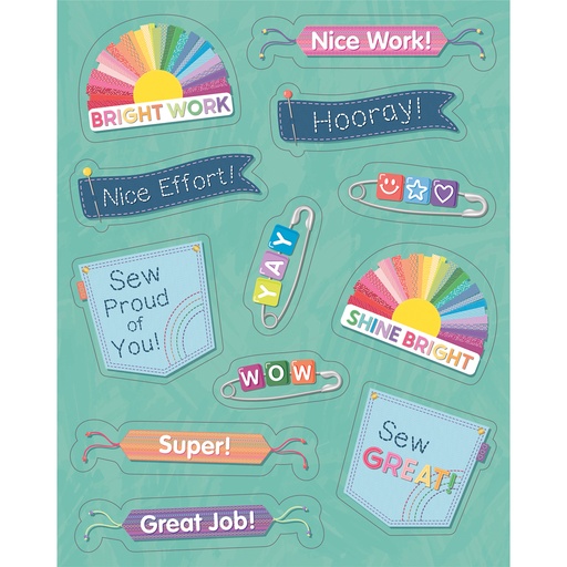 [168332 CD] Crafty and Cool Motivators Motivational Stickers