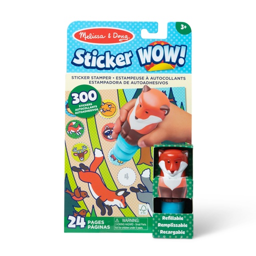 [50841 LCI] Sticker WOW! Fox Activity Pad & Sticker Stamper