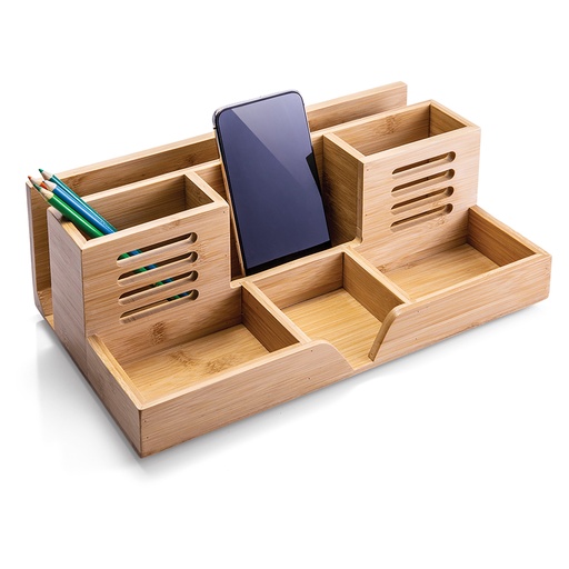 [71001 OIC] Bamboo Desk Organizer